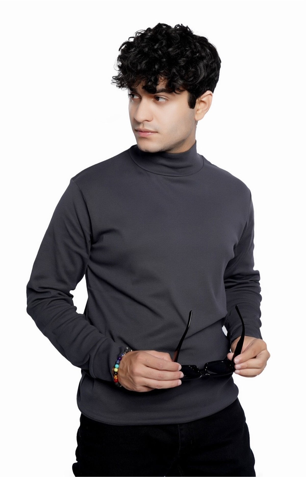 Turtle neck Charcoal VESTOJ