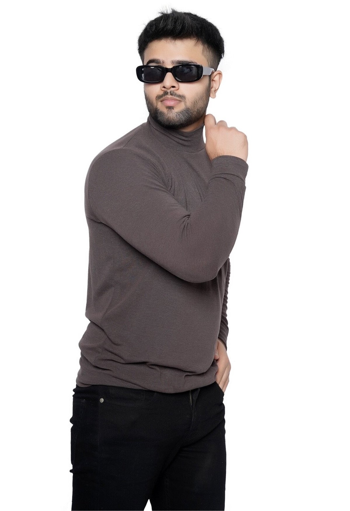 Turtle neck Coffee Brown VESTOJ